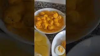 ALBÓNDIGAS EN SALSA CON PATATAS Y HUEVOS menú thermomix