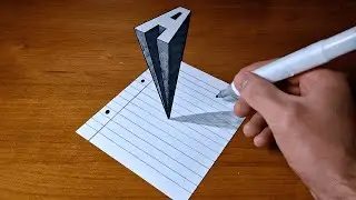 How To Draw a 3D Letter 