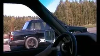 BMW E30 turbo vs. Volvo 740 turbo