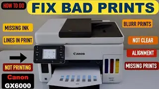 Программа Canon Maxify GX6000 исправляет некачественные отпечатки и улучшает их качество.