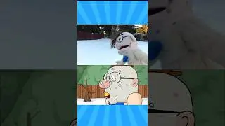 The Snow Day! SML ANIMATION SIDE BY SIDE #shorts #sml #animation