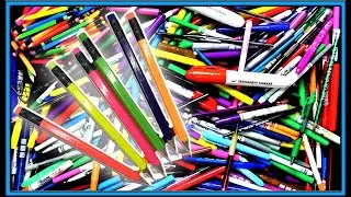 ASMR: Rummaging and Sorting Pencils From the  Pens and Markers (No Talking)