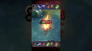 YIN TUTORIAL BUILD COMPARISON #mlbb #yin #shorts