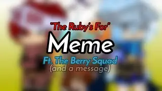 &laquo;Вот для кого Руби&raquo; || При участии The Berry Squad || История? || RESETverse || Пэрри и Хийда
