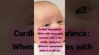 Baby spit up curdled milk #youtubeshorts #youtube #ytshorts #viral #viralvideo