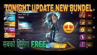 New upcoming bundel in free fire|tonight update of free fire|Azure StormBringer Bundel|FF New event