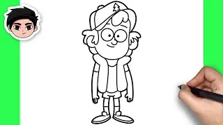 How To Draw Dipper Pines | Gravity Falls - Easy Step By Step Tutorial