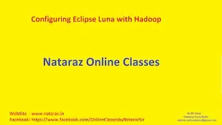 11 Configuring Eclipse Luna with Hadoop
