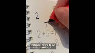 Number Tracing Magic Practice Copybook for Preschoolers with Pen, Magic Copybook Set