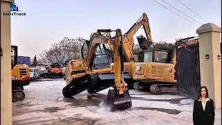 Power That Builds the Future | SatisTruck Excavators in Action 🚜⚙️