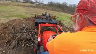 Using CS2510 Tractor to clean up