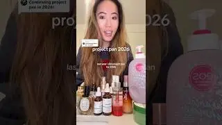 project pan 2026 products! #projectpan #underconsumption #haircare #skincare #minimalism