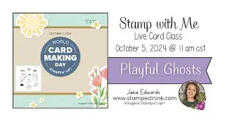 LIVE: Stampin' Up! Playful Ghosts Stamp Set