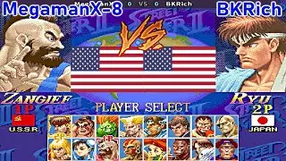 Super Street Fighter II X: Grand Master Challenge - MegamanX-8 vs BKRich