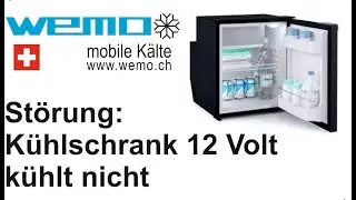 Kühlschrank läuft nicht Störungssuche WEMO 46F 12V Kompressor Fehlersuche Boot Wohnmobil BD35f