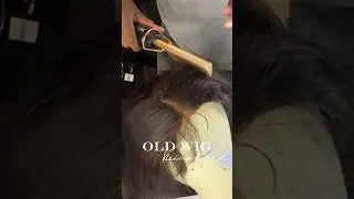 Old wig reinstall #wiginstall #wigtutorials #howtoinstallawig