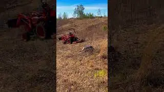Branson 2515H mowing some steep hills!