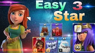 Max yeti + super wizard + skeleton spell th15 best attack strategy / best loot troops{}{}{}