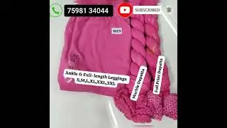 Branded very competable 4 way leggings with matching duppata