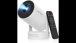 Mini Portable Projector with 4K Support, Bluetooth 5.4 WIFI6, 5watt Sound Base Speaker, 160 ANSI,