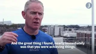 Ultra marathon runner Gary Seery turned to exercise to help fight depression