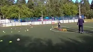 Технические упражнения с мячом