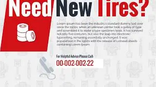 PowerPoint Video Template - Auto or Tire Service - Reseller Rights Included - Local Marketing Tool