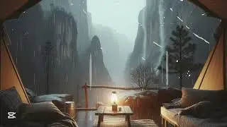 [ASMRON-sb helps you sleep] Listening to music on a cliff while it's raining is good for sleep