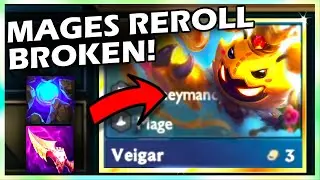 VEIGAR IS BROKEN - Easy WIN Playing Arcana Mages Reroll | TFT SET 12