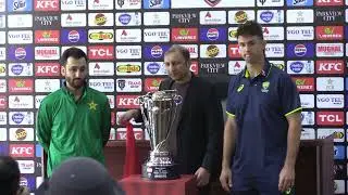 Pakistan Vs Australia Trophy Unveiling