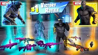 GODZILLA x KONG vs NEW MEDALLIONS & MYTHICS CHALLENGE (Fortnite Chapter 6 Season 4)