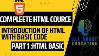 HTML Tutorial for beginners | HTML complete course #html