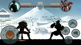 Shadow vs Widow Insane fight - Shadow fight 2