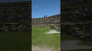 Inside Grian&aacute;n Ailigh (Grian&aacute;n of Aileach) #donegal #ireland #shorts #ancient #fortress