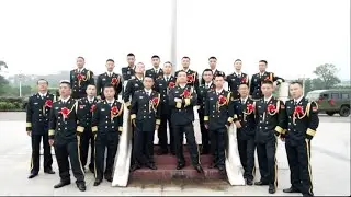 PLA Rocket Force Group Wedding on Chinese Valentine's Day 2019 (中国火箭军 七夕 集体婚礼 2019)