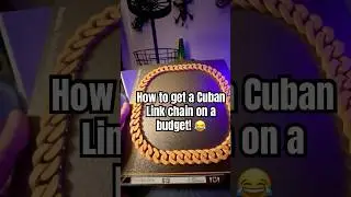 How to get a Cuban link Chain on a budget! 3D print one! ​⁠@BambuLab #cubanlinkchain #cubanlink