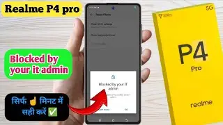 realme p4 pro factory reset blocked by work policy, realme p4 pro erase all data factory reset