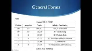 Industry Profile and Standard Analysis OSHA Record Keeping 29 CFR 1904.