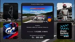 #GT7 🏁 Lap Time Challenge / 🗺 Grand Valley South 🚘 Lancia Delta HF Integrale Rally Car '92 #PS5