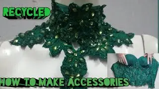 How to Make Recycled fashion Accessories Improvised Fashion Necklace