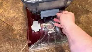 Hoover Deluxe Power Scrub: опорожните контейнер для грязной воды из пылесоса для чистки ковров | ...