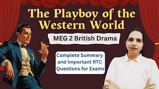 The Playboy of the Western World | Important Exam Questions & RTCs Explained | MEG 2 | UGC NET