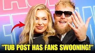 Jake Paul's fiancee Jutta Leerdam's cheeky hot tub post has fans swooning