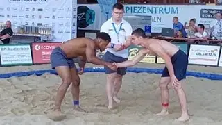 BEACH WRESTLING  🤼🏻&zwj;♂️  DEUTSCHE MEISTERSCHAFT 2025 | U20 | 70kg | Koch Bryan vs Buchheister Assan