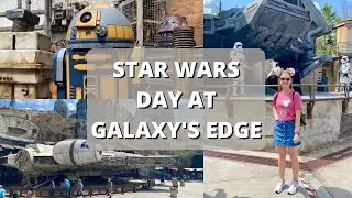 Visiting Galaxy's Edge on May the Fourth for Star Wars Day - May the Fourth Be With You!