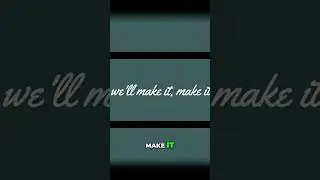 Uplifting Song: 'Make It' - Wake Me, Save Me