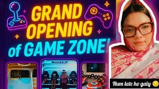 Game zone area open at imtiaz mall Peshawar || opening ceremony hum late ho gaiy😔