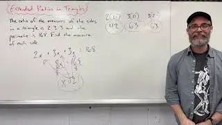 Geometry - Extended Ratios in Triangles (ex2)