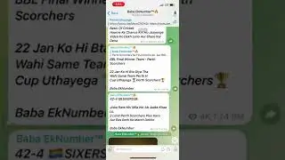 BBL 2021-22 Final Winner Perth Scorchers By Baba EkNumber😍