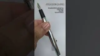 Huashilai 870 Fountain Pen Silver Ink Pen Business Pen